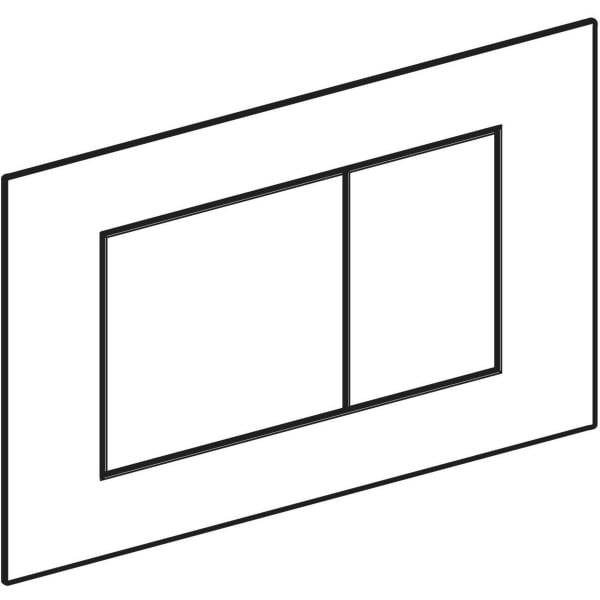 Clapeta actionare dubla rezervor wc, alama, Geberit Sigma40 [2]