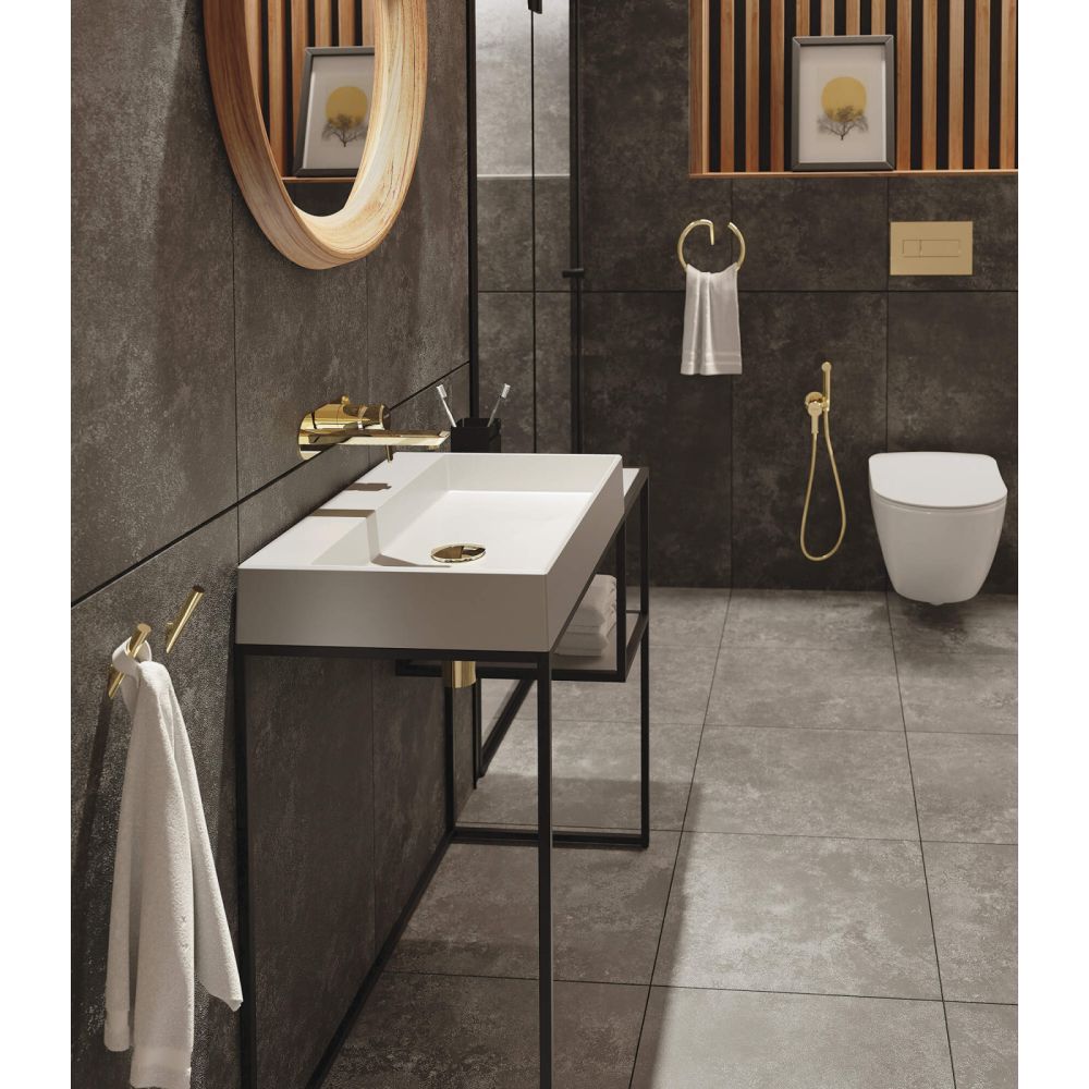 Clapeta actionare wc slim auriu lucios Deante [3]