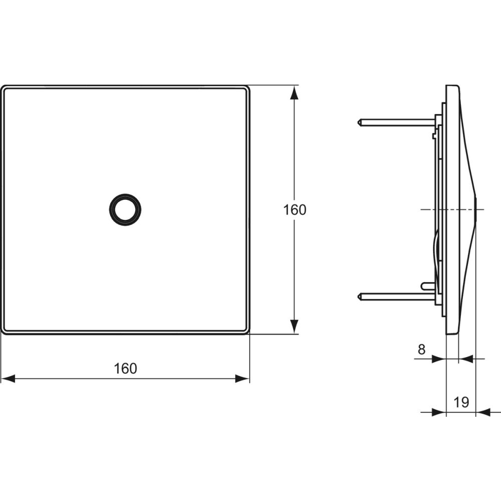Clapeta actionare cu senzor pentru pisoar Ideal Standard Ceraplus [3]