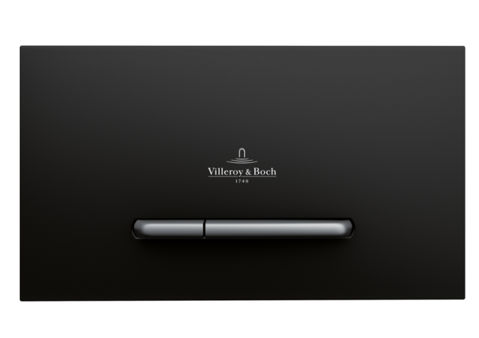 Clapeta de actionare dual-flush, negra, Villeroy  Boch ViConnect