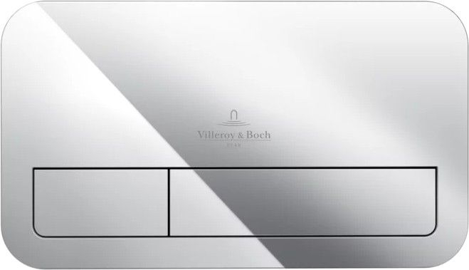 Clapetă de acționare spălare dubla, crom connect Villeroy & Boch [2]