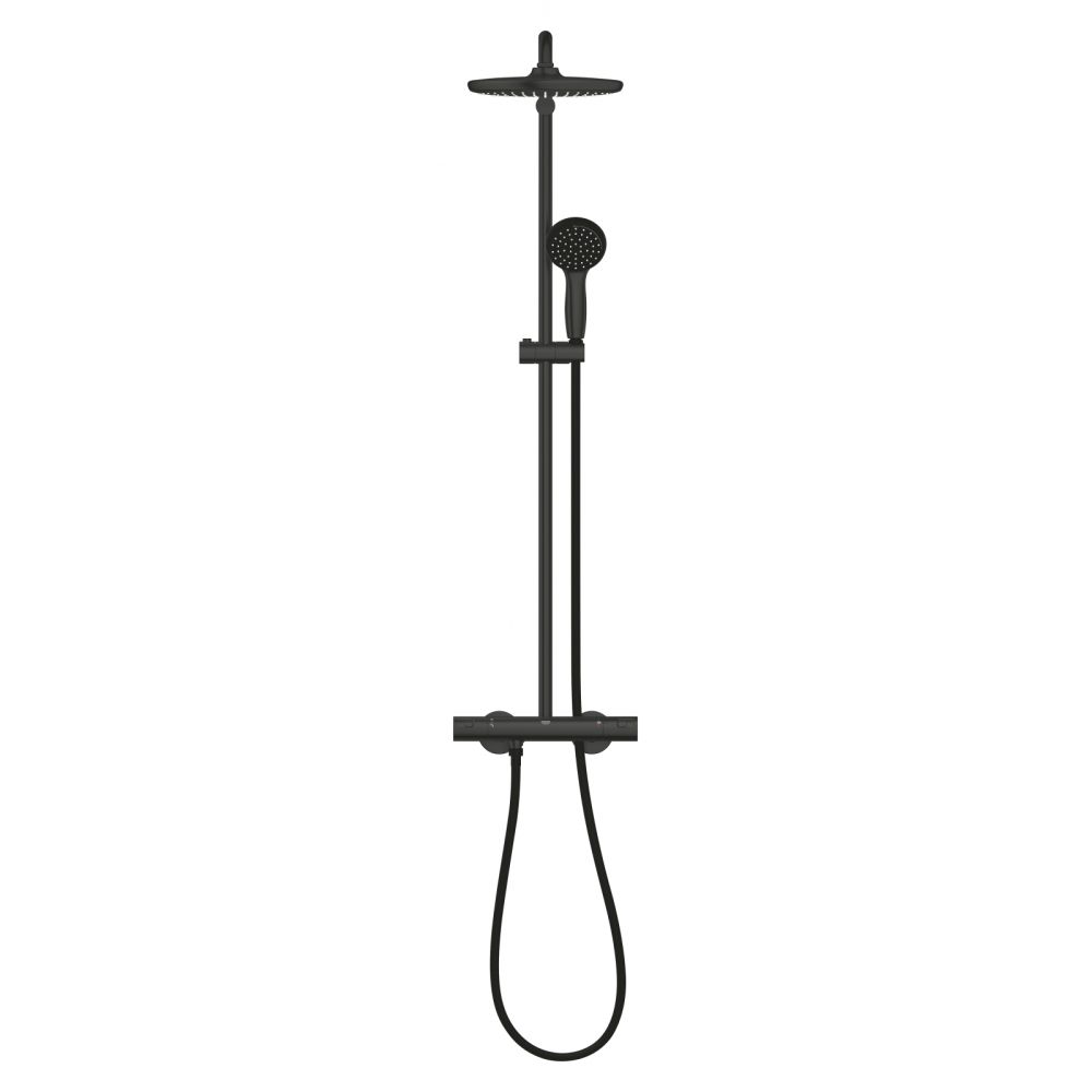 Coloana dus Grohe Vitalio Start cu termostat, negru mat 266772430 [4]