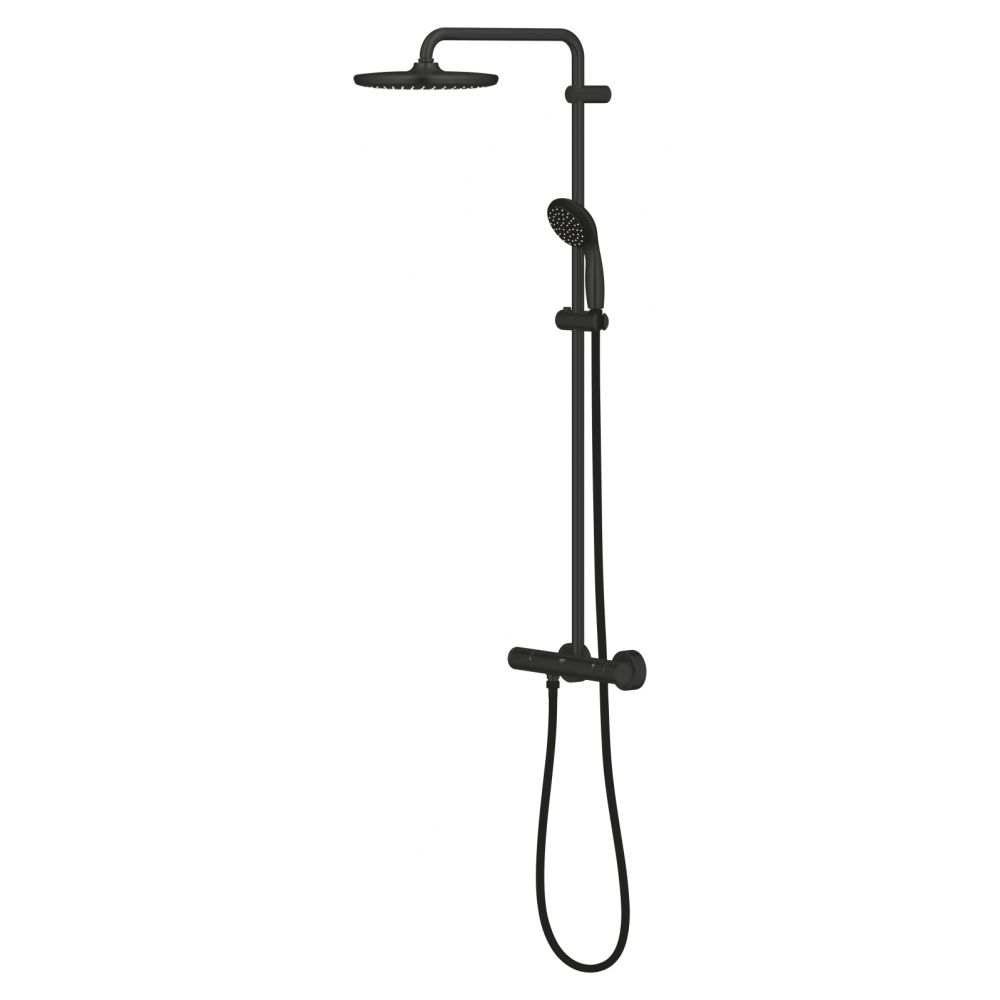 Coloana dus Grohe Vitalio Start cu termostat, negru mat 266772430 [3]
