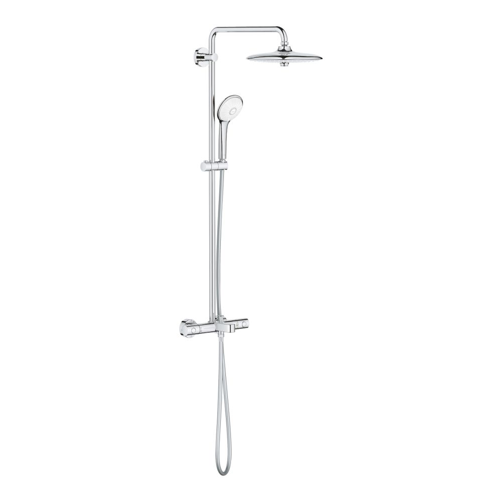 Coloana de dus crom cu baterie termostatata Grohe Euphoria System 260