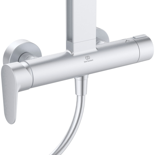 Coloana de dus cu baterie monocomanda Ideal Standard Alu+ argintiu mat [3]