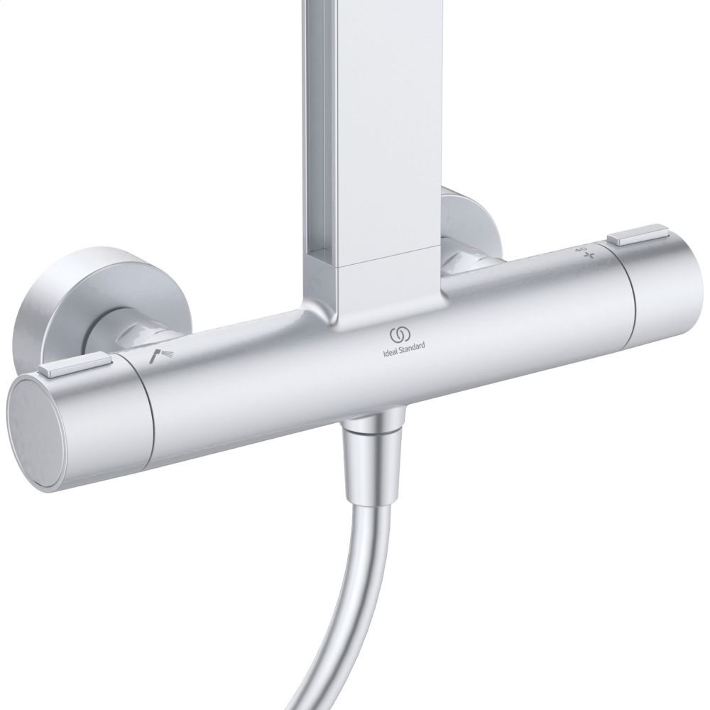 Coloana de dus cu baterie termostatata Ideal Standard Alu+ argintiu mat [2]