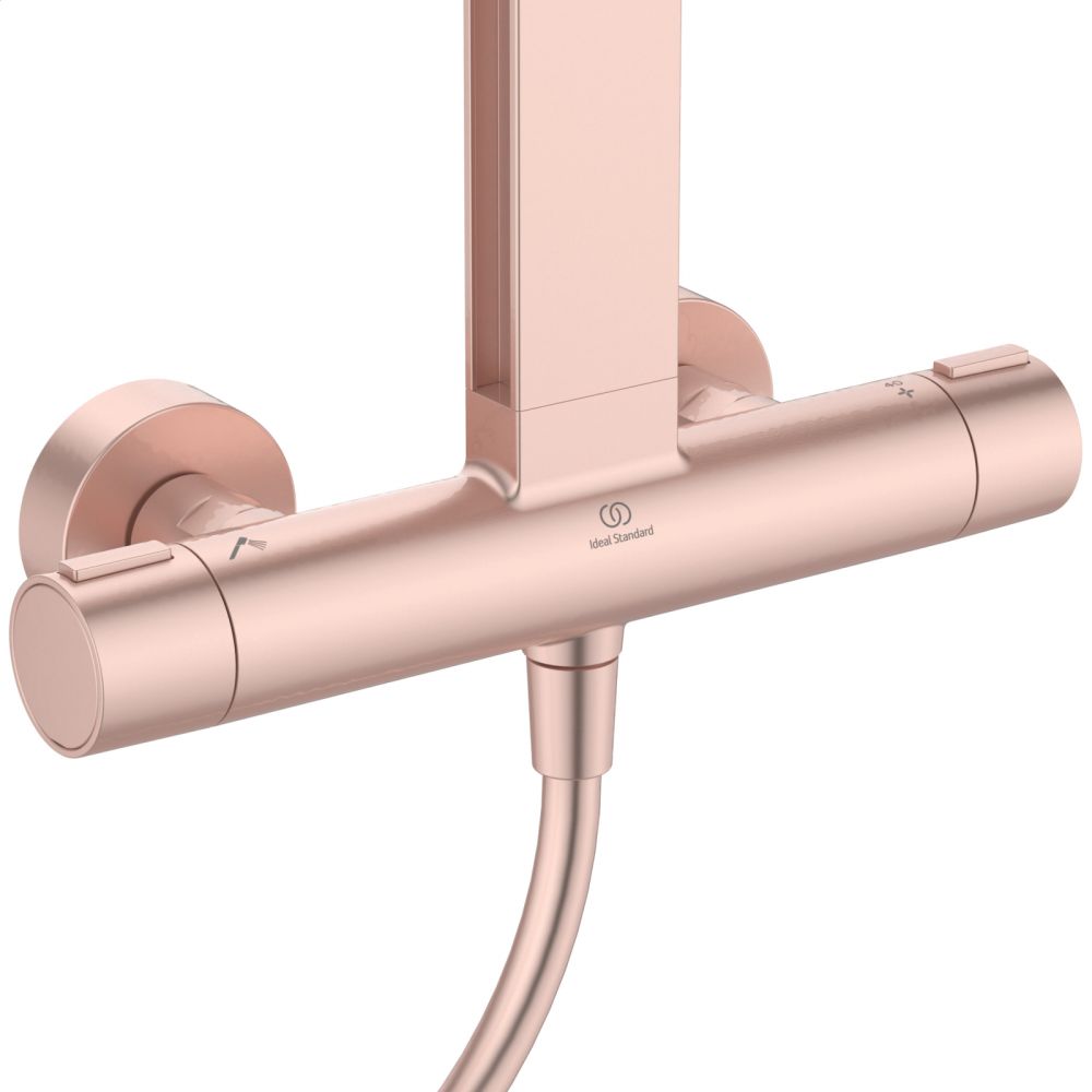 Coloana de dus cu baterie termostatata Ideal Standard Alu+ rose mat [4]