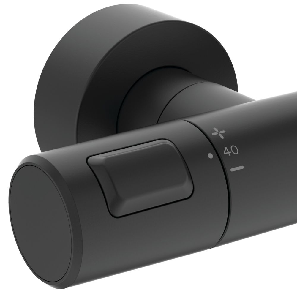 Coloana de dus cu baterie termostatata Ideal Standard Ceratherm Flex T25 negru mat [3]