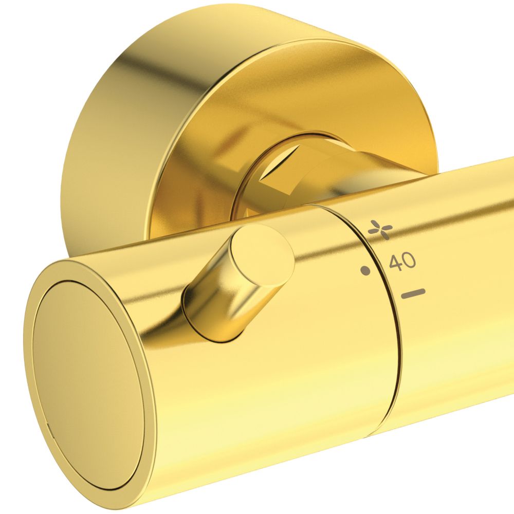 Coloana de dus cu baterie termostatata Ideal Standard Ceratherm T125 auriu periat [5]