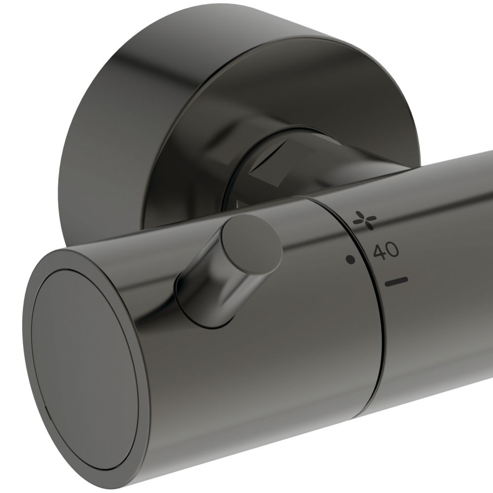 Coloana de dus cu baterie termostatata Ideal Standard Ceratherm T125 gri magnetic mat [6]