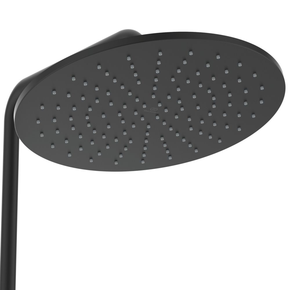 Coloana de dus cu baterie termostatata Ideal Standard Ceratherm T25 negru mat [5]