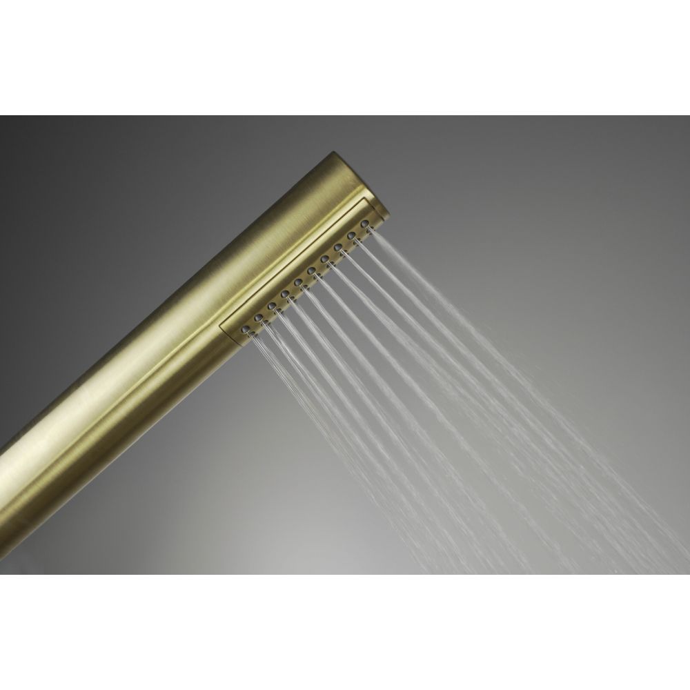 Coloana de dus culoare auriu periat cu baterie monocomanda Deante Silia [8]
