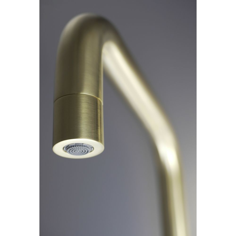 Coloana de dus culoare auriu periat cu baterie monocomanda Deante Silia [6]
