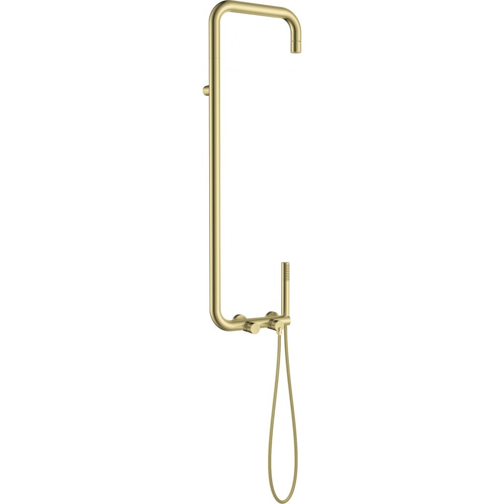 Coloana de dus culoare auriu periat cu baterie monocomanda Deante Silia [2]