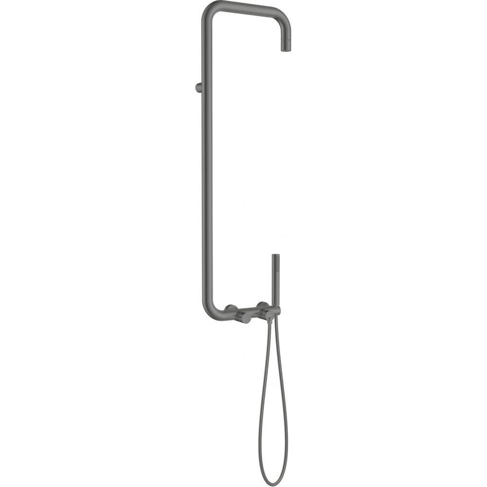 Coloana de dus culoare titan cu baterie monocomanda Deante Silia [2]