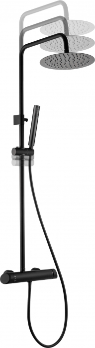 Coloana dus culoare neagra Deante, Arnika [3]