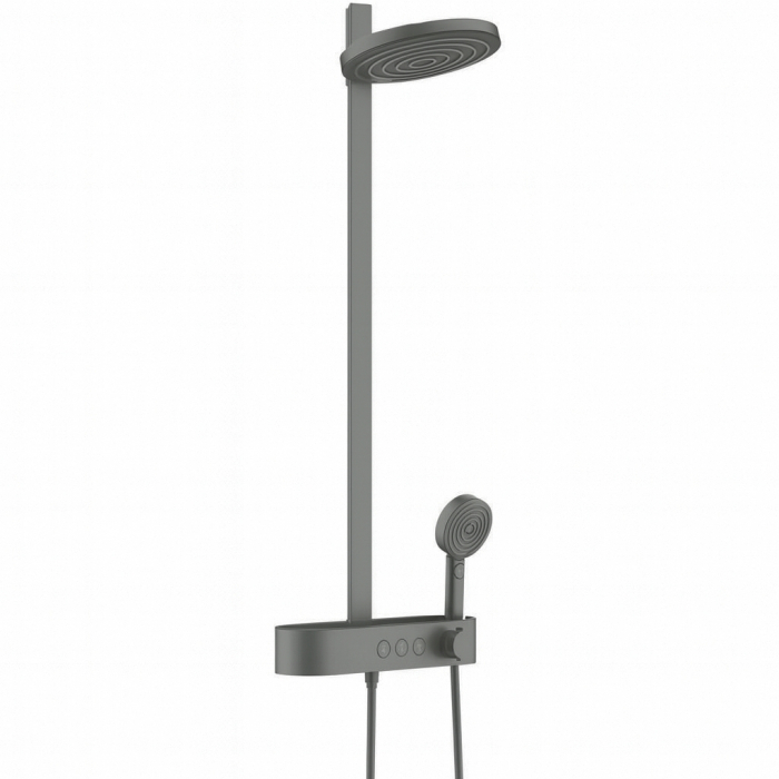 Coloana dus gri mat, palarie 26 cm, 3 jeturi, Form Relax [1]