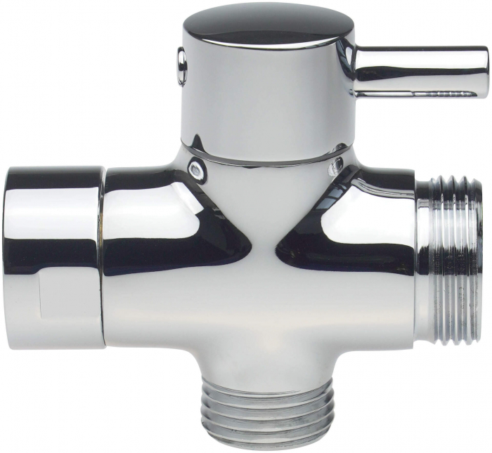 Comutator de dus, pentru coloane de dus, 2 functii, crom Deante [3]