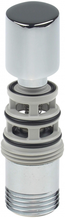 Comutator de dus, cu supapa de retinere, 2 functii, crom Deante