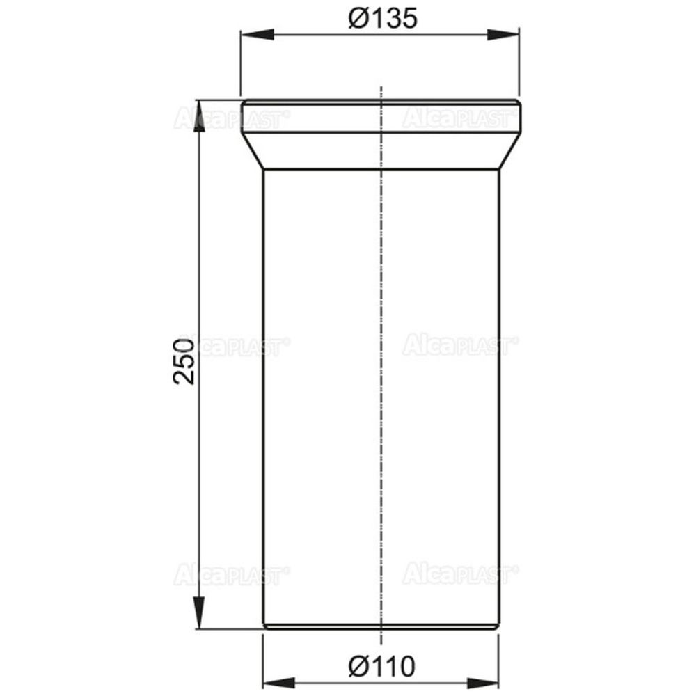 Conector wc cu garnitura Alcadrain [2]