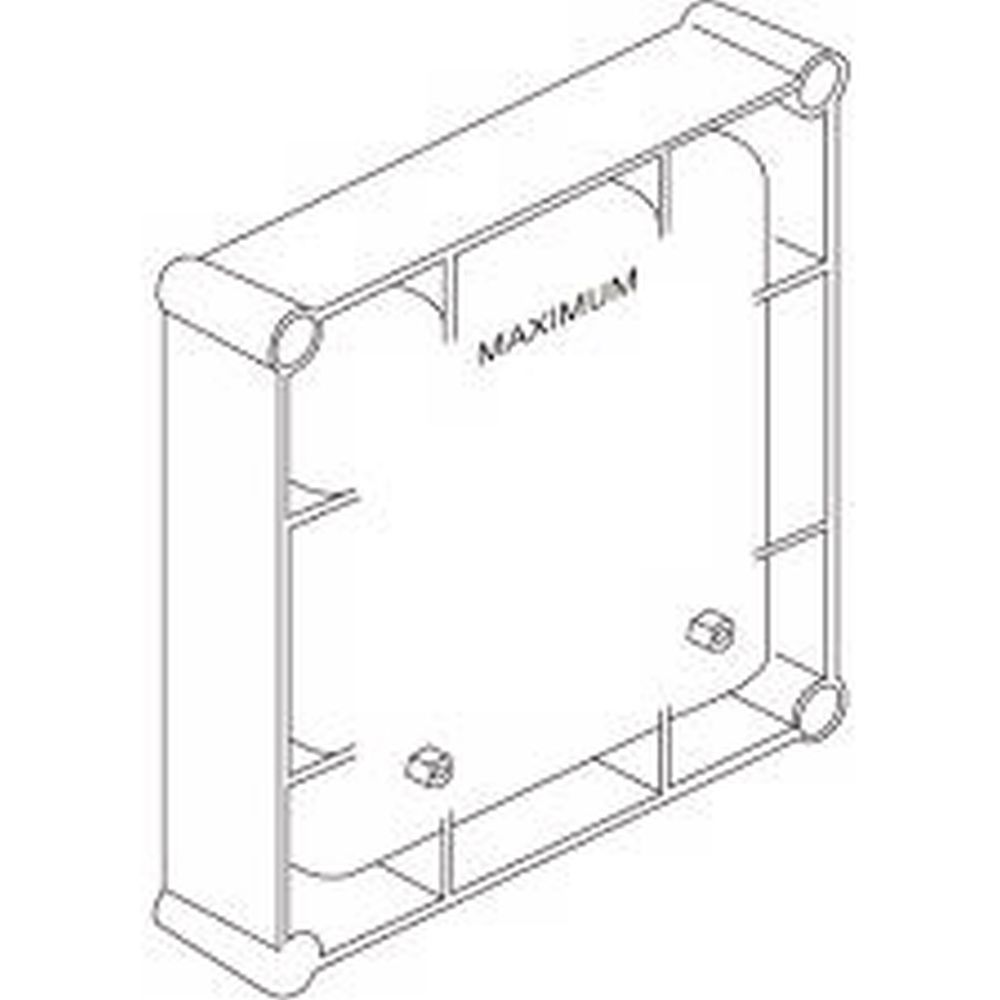 Cutie electronica incastrata pentru pisoar Ideal Standard Multisuite, alimentare cu baterie