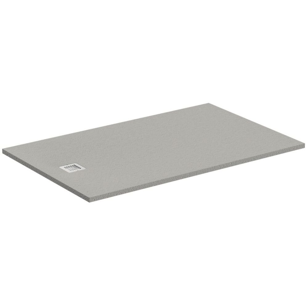 Cadita dus compozit 160x100 cm Ideal Standard Ultra Flat S, gri asfaltic