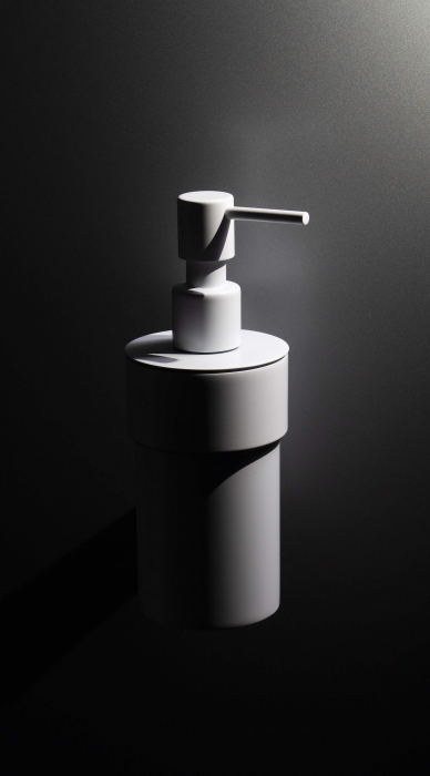Dozator de sapun, 250 ml, alb, montare pe perete, Deante Silia [2]