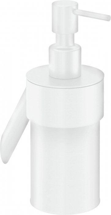 Dozator de sapun, 250 ml, alb, montare pe perete, Deante Silia