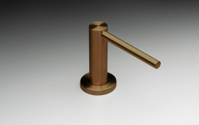 Dozator pentru detergent de vase, 500 ml, bronz periat, Deante Aster [2]