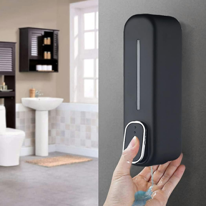 Dispenser Bisk sapun lichid si dezinfectat, 350 ml, negru [4]