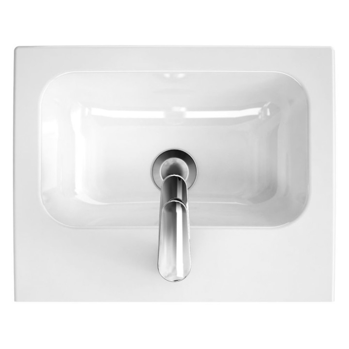 Dulap baie Melar cu lavoar inlclus 50 cm, alb, Cersanit [3]