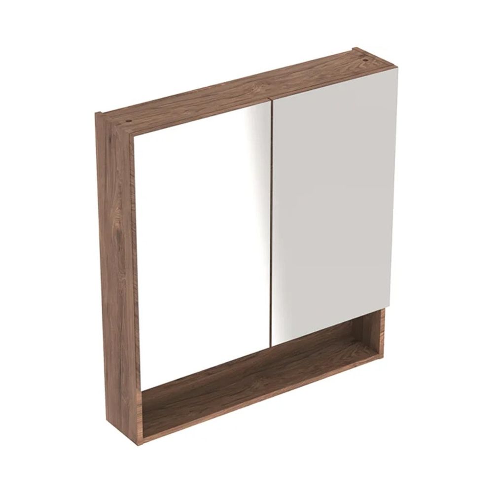 Dulap cu oglinzi 85x59x18 cm, 2 usi, nuc hickory