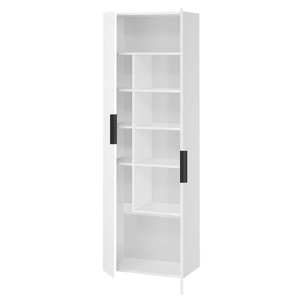 Dulap baie suspendat Cersanit City, 2 usi, 180 cm, alb [2]