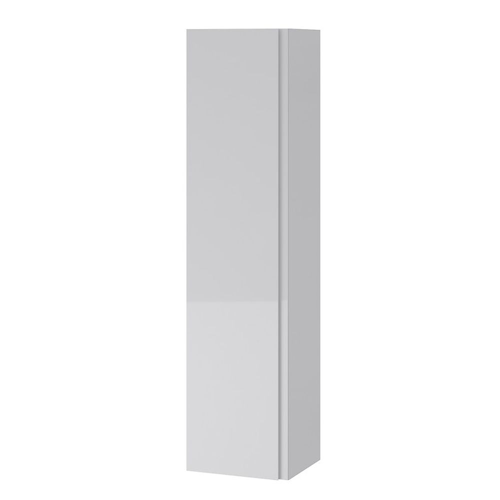 Dulap baie suspendat Cersanit Moduo, o usa, 160 cm, gri, montat [1]