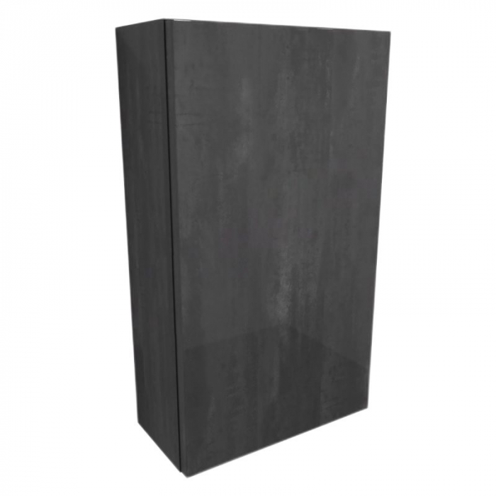 Dulap baie suspendat gri antracit 40 cm cu o usa KolpaSan Naomi [2]
