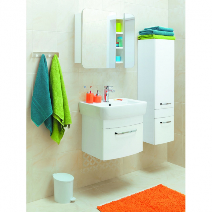 Dulap de baie Pure Alb pentru lavoar Pure 60 Cersanit [3]