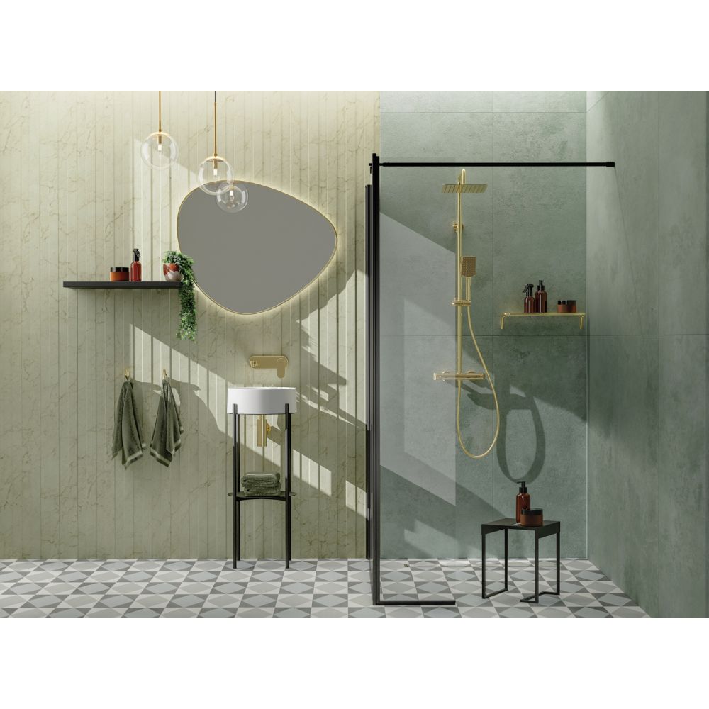 Etajera baie auriu lucios Deante Silia [2]