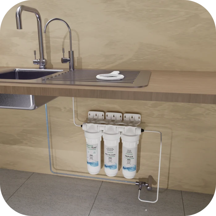 Filtru de apa Aquator Family Triplex Plus, 8000-10000 litri, sistem complet [5]