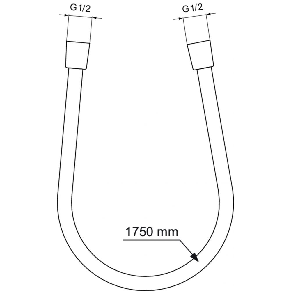 Furtun dus Ideal Standard Idealflex crom lucios 175 cm [2]