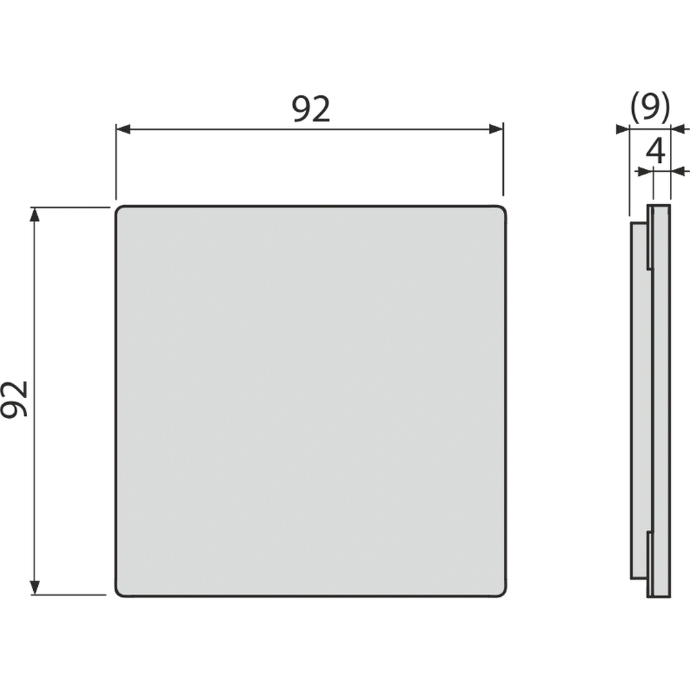 Gratar sifon pardoseala din otel inoxidabil 92x92 mm Alcadrain MPV013 [2]