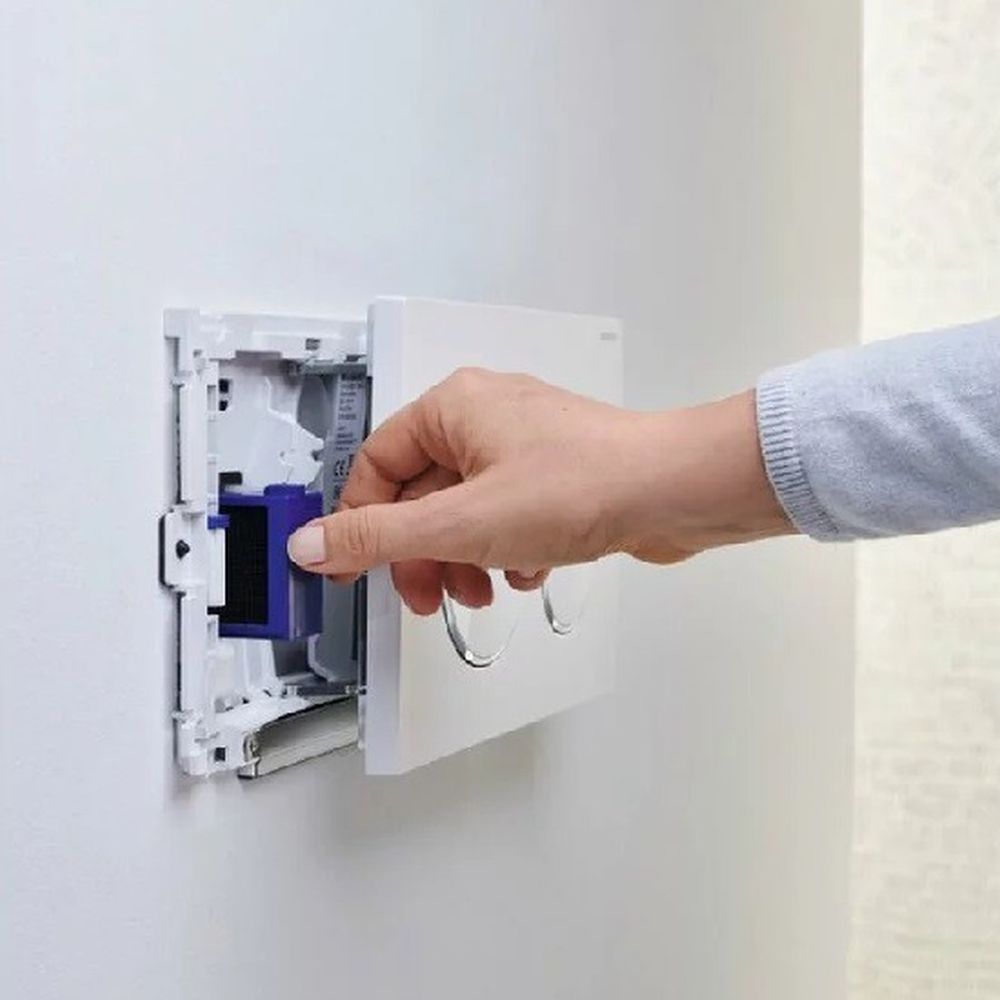 Modul Geberit DuoFresh actionare automata si insertie cartuse odorizante pentru rezervor incastrat Sigma 12 cm, antracit [4]
