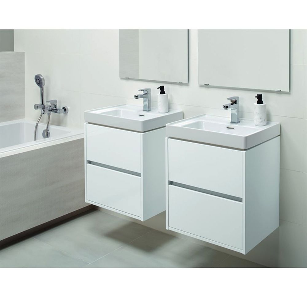 Lavoar baie incastrat alb 60 cm Cersanit Crea [3]