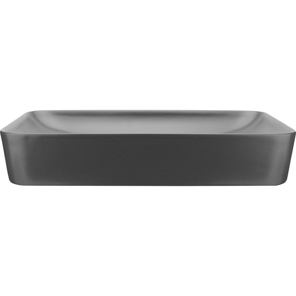 Lavoar pe blat antracit mat 60 cm, dreptunghiular, Deante Tess [3]