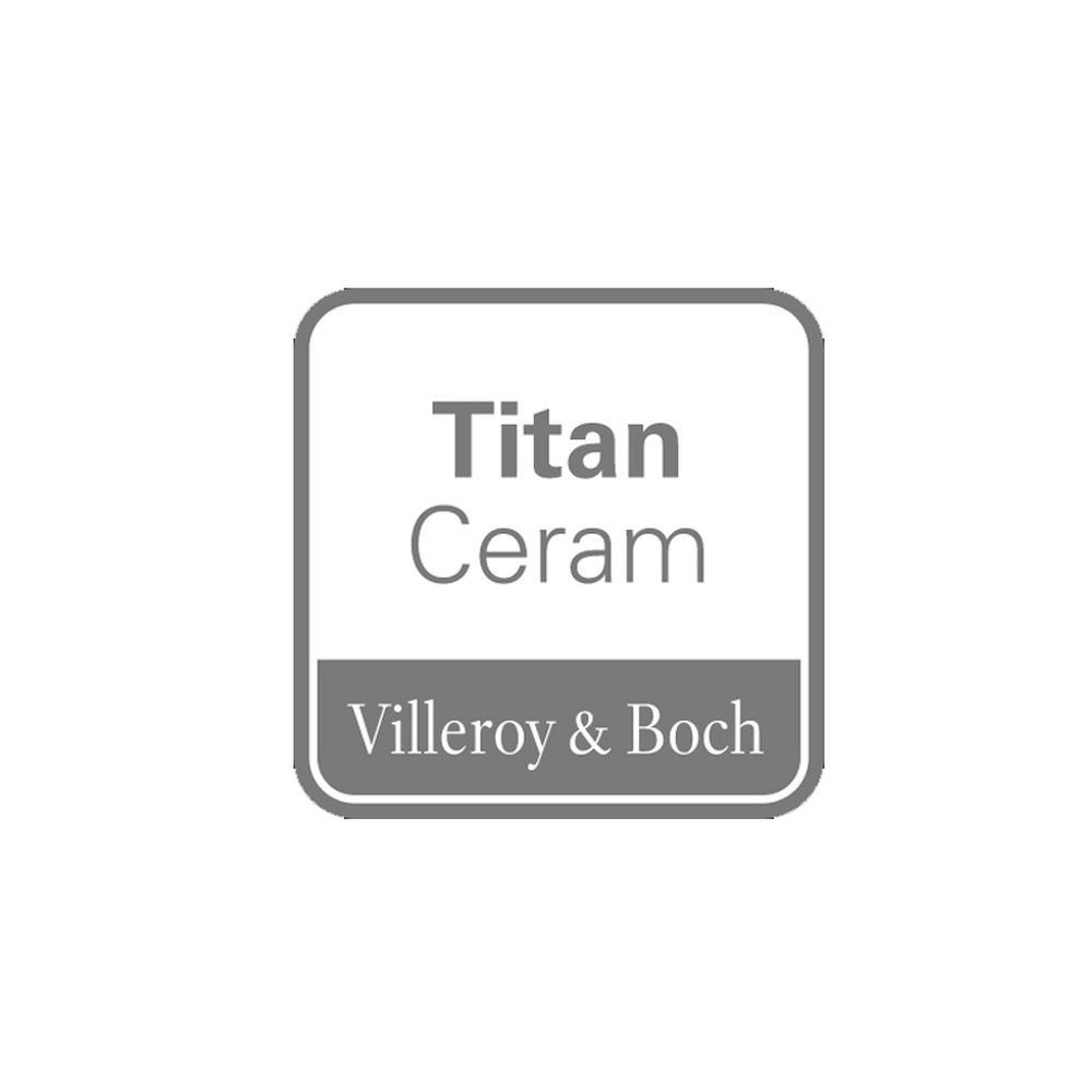Lavoar baie pe blat alb 61 cm, oval, Titanceram, Villeroy & Boch, Artis [4]
