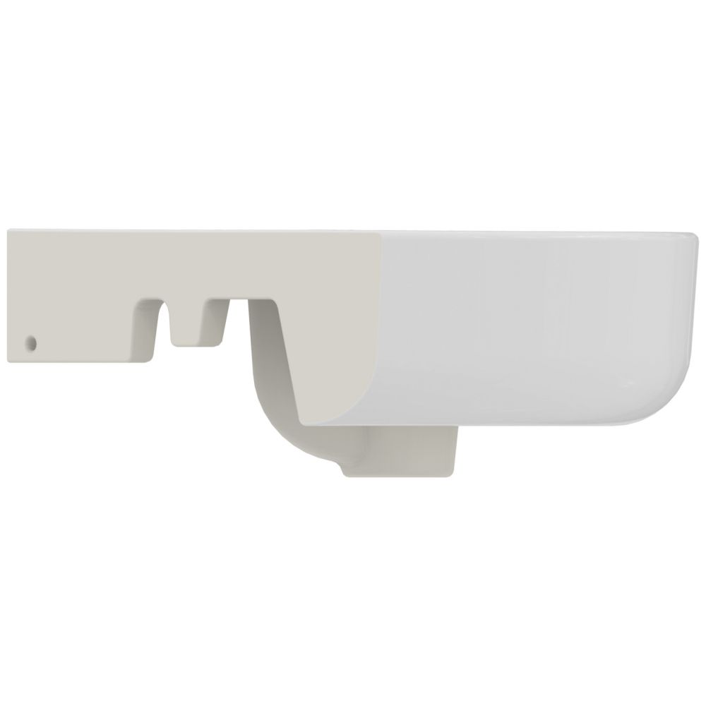 Lavoar baie pe colt alb 48 cm, orificiu baterie si preaplin, Ideal Standard Connect Space [4]