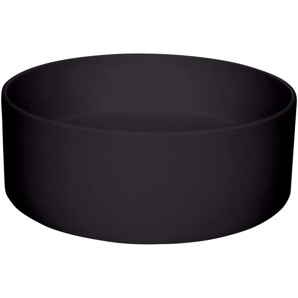 Lavoar pe blat compozit negru mat 36 cm, rotund, Deante Silia [3]