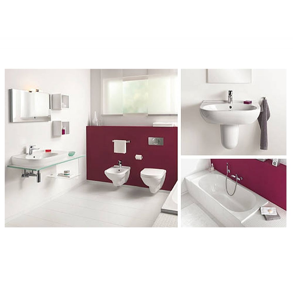Lavoar baie suspendat alb lucios 60 cm Villeroy & Boch, Novo [4]