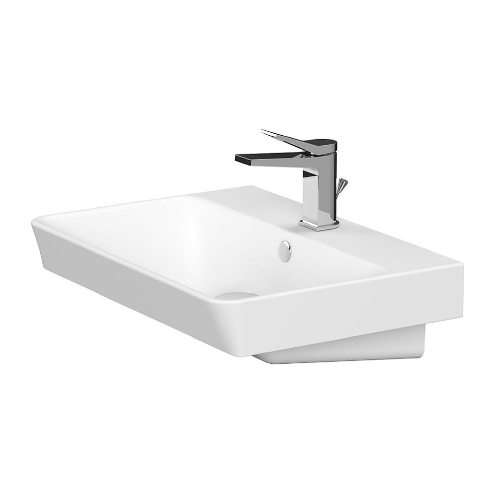 Lavoar suspendat alb 56 cm, dreptunghiular, Cersanit Mille [2]