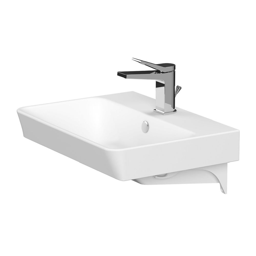 Lavoar suspendat alb 50 cm, dreptunghiular, Cersanit Mille Slim [2]