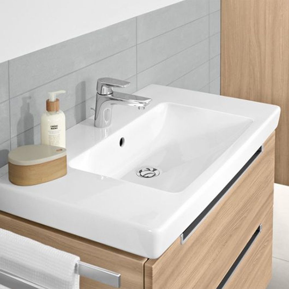 Lavoar baie suspendat alb 60 cm, dreptunghiular, Villeroy & Boch Subway [3]